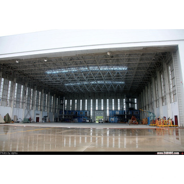 Vorgeformter Zink gebogene Flughafen-Hangar-Überdachung vorfabrizierter Hangar